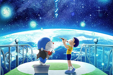 （话题）剧场版《哆啦A梦：大雄的地球交响乐》先导海报
